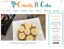 Tablet Screenshot of carrotsncake.com